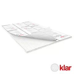 KLAR - Lamina Alveolar 10 mm 2.95x1.05 m Cristal