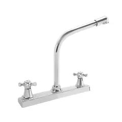 GRIFOS CENTER - Griferia Monocontrol Lavaplatos En Abs Manija Tipo Cruceta