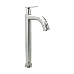 GRIFOS CENTER - Grifería Lavamanos Agua Fría Alta Satin Cylinder