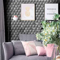 ATTMOSFERAS - Mosaico Esagono Nero 31X34 Mate Cj/X 12 Und