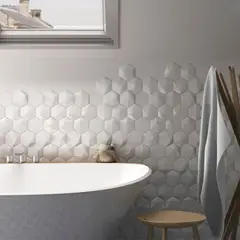 ATTMOSFERAS - Mosaico Esagono Grigio 31X34 Mate Cj/X 12 Und