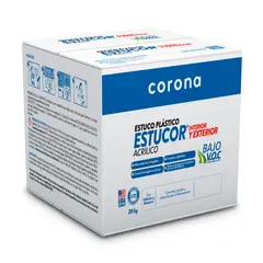 CORONA - Estucor Estuco Plastico Caja 20 kg