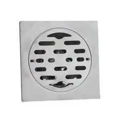 GRIFOS CENTER - Rejilla de Piso Cuadrada 10cm En Acero