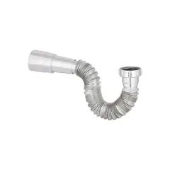 GRIFOS CENTER - Sifon Movible Multiusos de Una Salida Cromado