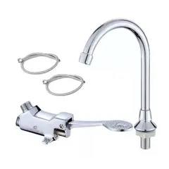 GRIFOS CENTER - Grifería institucional con control de pedal industrial