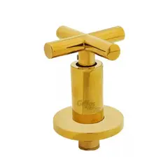 GRIFOS CENTER - Manija/registro para Ducha Crucetta Novo Gold Vintage