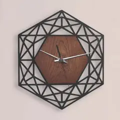 DE CASA - Reloj Red Calada Hexa 34x63 Cm