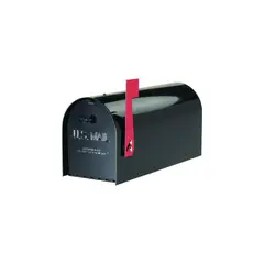 GIBRALTAR MAILBOXES - Buzón de Acero Laterales Hierro Negro