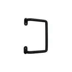 NATI - Tirador para Puerta Corrediza Interior de Granero Negro Mate