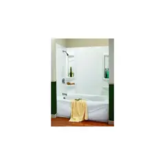 GENERICO - Juego de Paredes para Bañera 149.86 cm Blanco X 5 Piezas