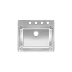 KINDRED - Fregadero Tazón Individual Ss 25x22x20.320cm