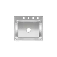 KINDRED - Fregadero Tazón Individual Ss 25x22x17.780cm