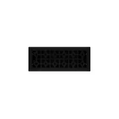 IMPERIAL - Rejilla para Piso Hierro Negro de 10.16 X 30.48 cm