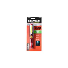 DORCY INTERNACIONAL - Linterna Recargable Dorcy LED con Clip Magnético y Luz de Bolsillo 200 Lúmenes