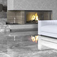 ATTMOSFERAS - Piso Porcelanato Capadocia Graphite 75x150 Brillante Rectificado Cj/X 1,13 M2