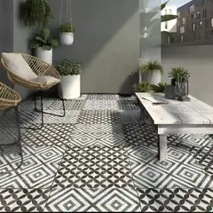 ATTMOSFERAS - Piso Porcelanato Cuneo Gris Vintage 60x60 Mate Cj/X 1,44 M2