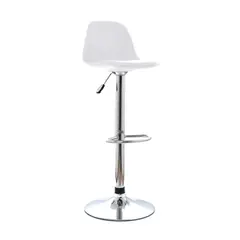 BONNO - Banco Giratorio para Bar Boat Blanco