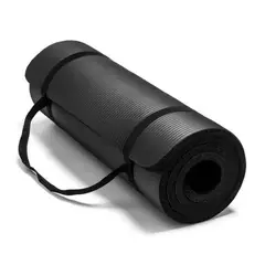 EVOLUTION FITNESS - Colchoneta Nbr Negra 1cm