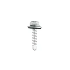 FIXSER - Tornillo Cubierta Zincado Con Arandela De Neopreno; 10 X 3/4; 100 Und