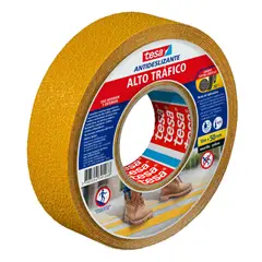 TESA - Cinta Antideslizante Alto Trafico Amarilla 18Mx50Mm