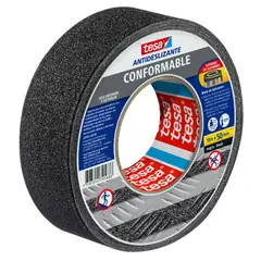 TESA - Cinta Antideslizante Conformable Negra 18Mx50Mm