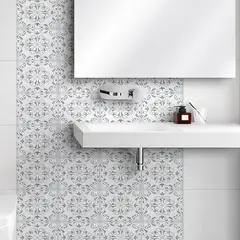 KANTU - Azulejo Vittoria Gris 15 X 15 cm X 36 Unidades