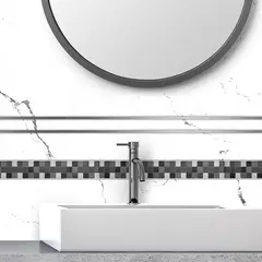 KANTU - Listelo Acero 40 X 5.5 cm X 39 Unidades