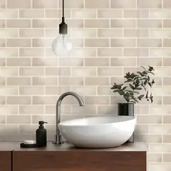 KANTU - Brick Mattone Cenere 40 X 10 cm X 24 Unidades