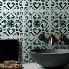 KANTU - Azulejo de la Verde 15 X 15 cm X 36 Unidades