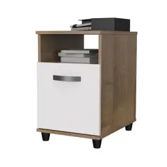 INVAL - Archivador Versátil 55.4X35.0X49.2 Cm Amaretto-Blanco