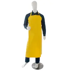 DQ - Delantal Impermeable Amarillo Pvc - Largo