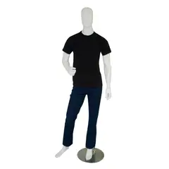 DQ - Camiseta Cuello Redondo Manga Corta Azul Oscuro _ T-Smlazts