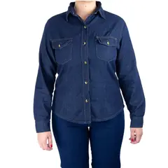 DQ - Blusa En Jean Para Dama_Bjsts