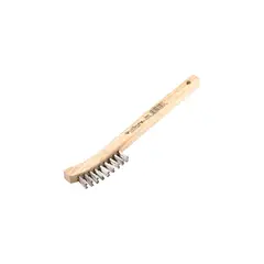 FORNEY INDUSTRIES - Cepillo de Alambre Acero Inoxidable/Madera de 21.90 cm X 0.15 mm