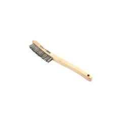 FORNEY INDUSTRIES - Cepillo de Alambre Acero Inoxidable/Madera de 34.92 cm X 0.33 mm