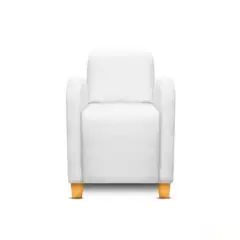 MAGIC CLASS - Silla Poltrona Curve 90X80X90 Blanco