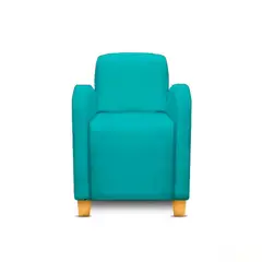MAGIC CLASS - Silla Poltrona Curve 90X80X90 Azul
