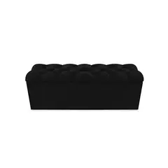MAGIC CLASS - Puff Baúl Zapatero Shoes Diamond 120X40X50 Negro