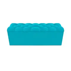 MAGIC CLASS - Puff Baúl Zapatero Shoes Diamond 120X40X50 Azul