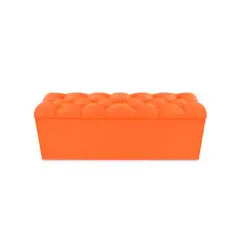 MAGIC CLASS - Puff Baúl Zapatero Shoes Diamond 120X40X50 Naranja