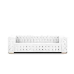 MAGIC CLASS - Sofá Moderno Hartford 230X90X80 Blanco