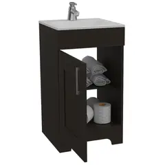 RTA DESIGN - Mueble Lavamanos Barcelona 2 82x45x45 Wengue