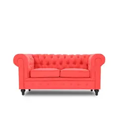 MAGIC CLASS - Sofá Moderno Chester 180X90X80 Rojo