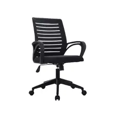 BONNO - Silla Escritorio Giratoria Negro Lux Hm