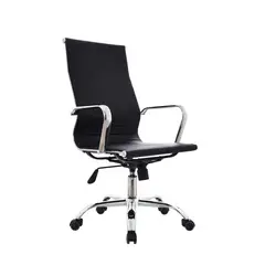 BONNO - Silla Escritorio Ejecutiva Negro Espaldar Alto Eco Boss