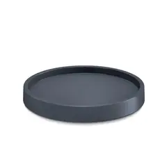 TUMATERA - Plato Para Matera De Plástico Redondo 29cm Antracita