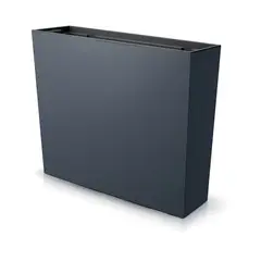 TUMATERA - Matera Plástica Rectangular Urbi Case 58x20cm Antracita