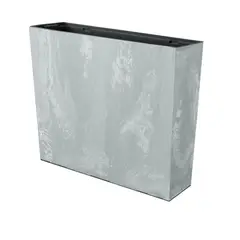 TUMATERA - Matera Plástica Rectangular Urbi Case 58X20Cm Color Cemento
