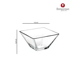 BORGONOVO - Ensaladera Modi Cuadrada 14 cm