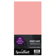 SPEEDBALL - Lamina Linoleo Para Grabado Rosa 15X30.5cm 5mm 4118